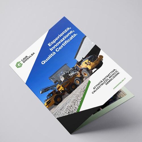 Print-ready design with the title 'Cava Ghisalba – Professional Company Brochure'