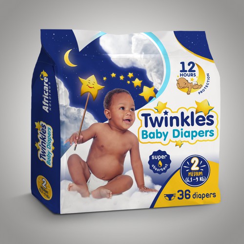 Children's packaging with the title 'Package design'