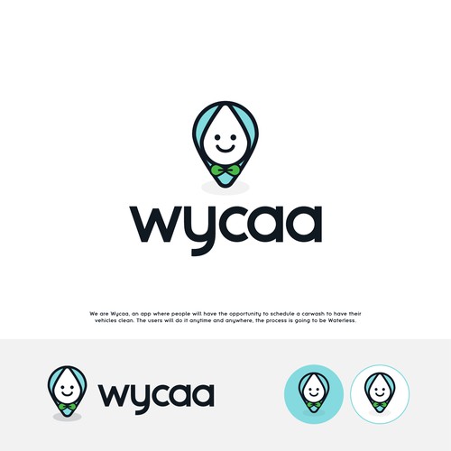 Car wash design with the title 'Logo design Entry'