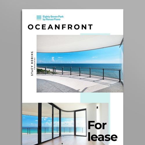 Newsletter design with the title 'Email Design for Real Estate Company'