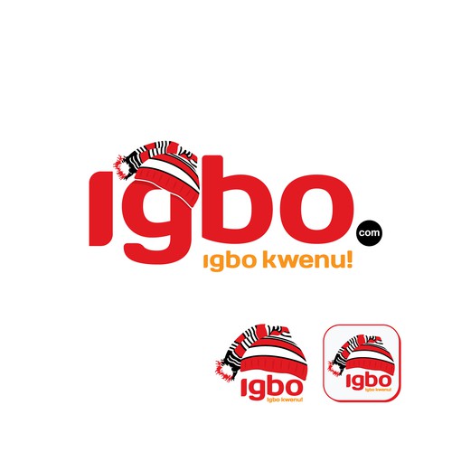 Leopard design with the title 'Igbo'