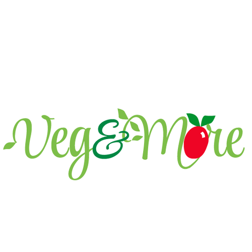 Flowing logo with the title 'New logo wanted for Veg&More'
