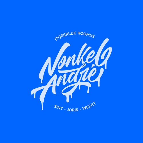 Cream logo with the title 'Ice Cream logo'