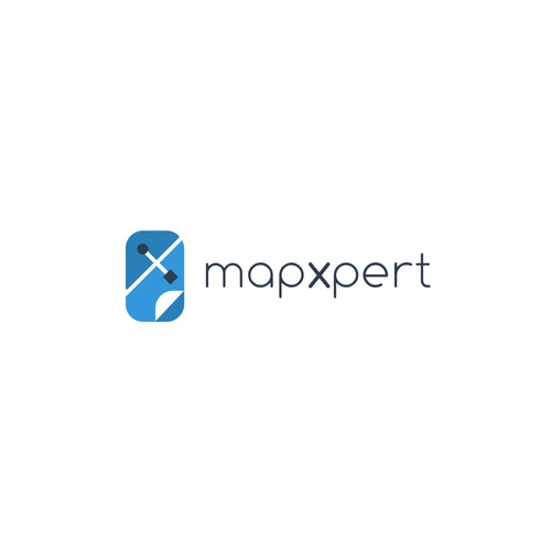 Horizontal logo with the title 'mapexpert'