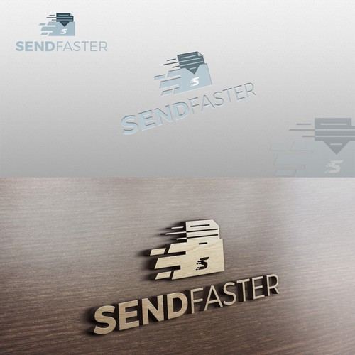 Mailbox logo with the title 'Mail Company Logo Concept'