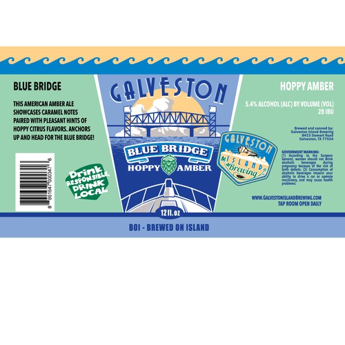 Beer logo with the title 'Beer Can label design'