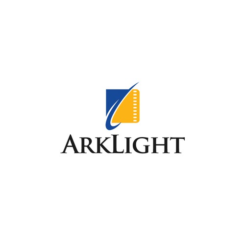Logo with the title 'Simple Design For ArkLight Logo'