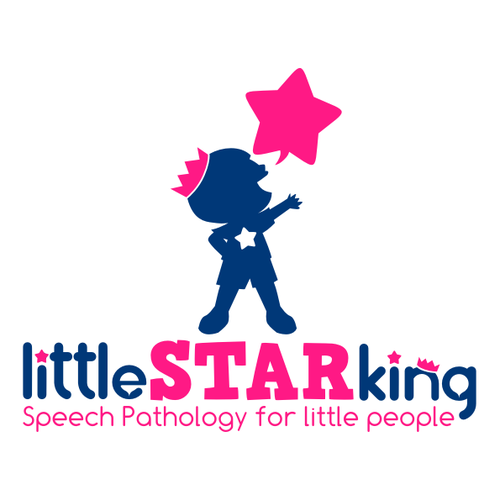 Speech design with the title 'Create the next logo for Little Star King'