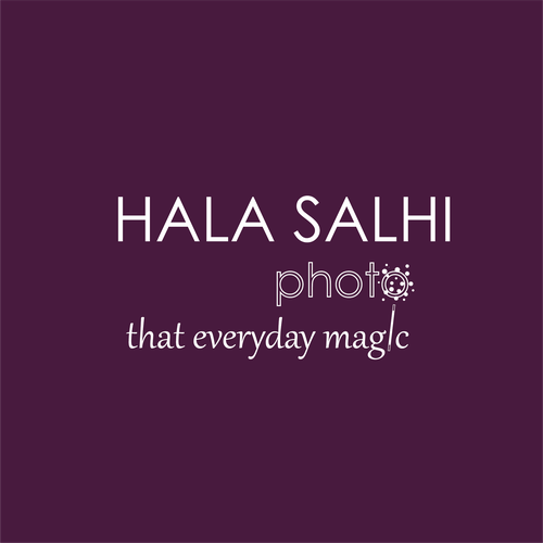 Swoosh logo with the title 'HalaSalhi Logo Photo'