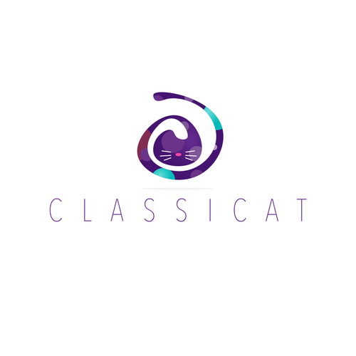 Energetic logo with the title 'Playful Logo for High End Cat Accessories'
