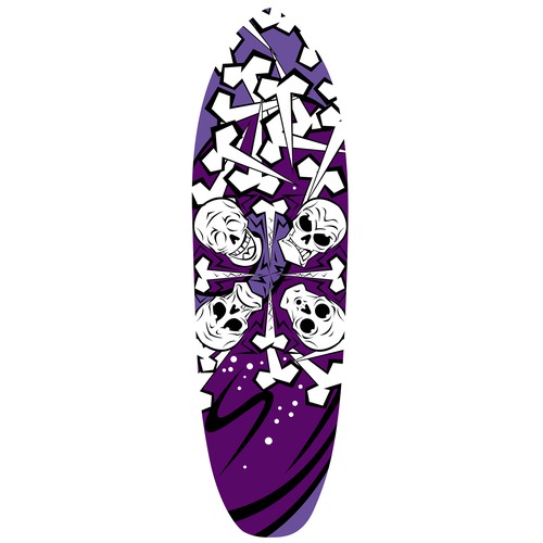 Surfboard design with the title 'Wakeboard Contest Entry'