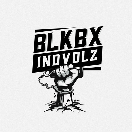 Ground design with the title 'BLKBX logo'