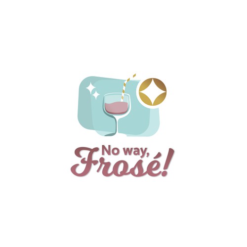 Mid-Century design with the title 'Logo for a Rose wine store'