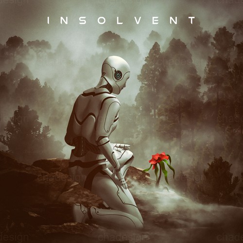 Album design with the title 'Art for music - INSOLVENT'