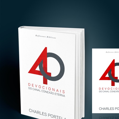 Religious book cover with the title '40 devocionais'