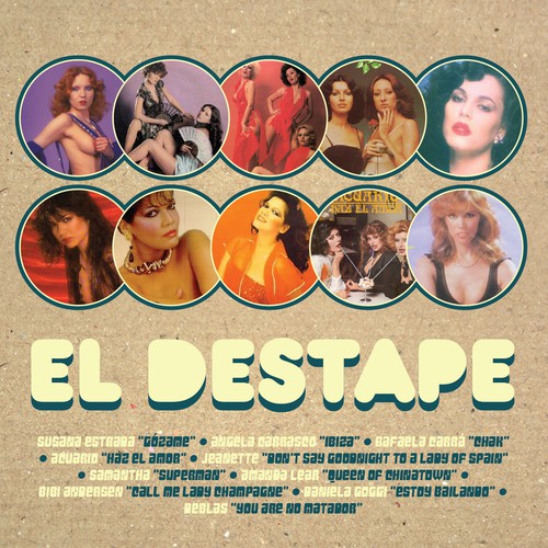 70s design with the title 'Cover for a Retro 70´s sexy music CD'