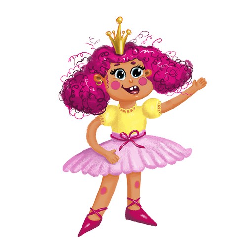 Princess design with the title 'Little Princess'