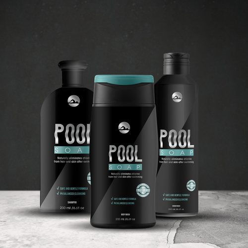 Sports label with the title 'Pool Soap'
