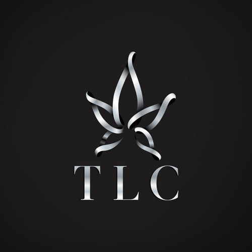 Ribbon brand with the title 'Logo concept for TLC'