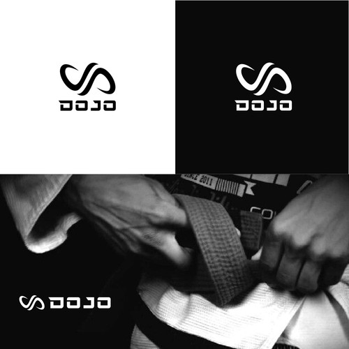 Martial arts logo with the title 'DOJO'