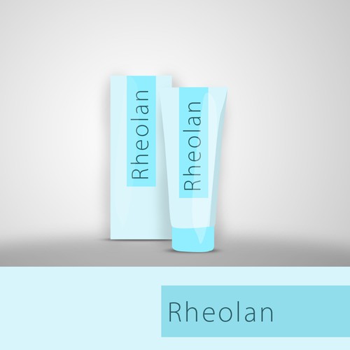 Tube packaging with the title 'Packaging concept for Ointment'