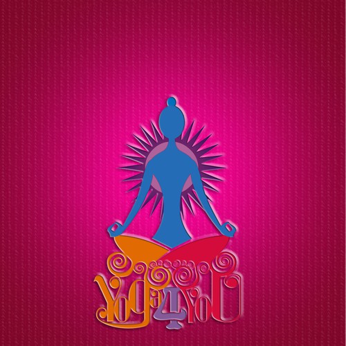 Buddha design with the title 'Yoga 4 You'