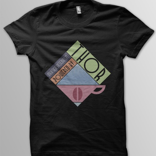 Bar t-shirt with the title 'Coffee Shop T-shirt'