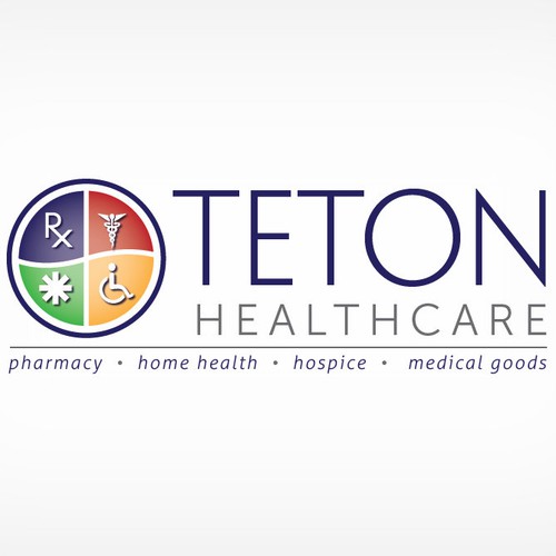 Pharmacy logo with the title 'Logo for Healthcare Business'