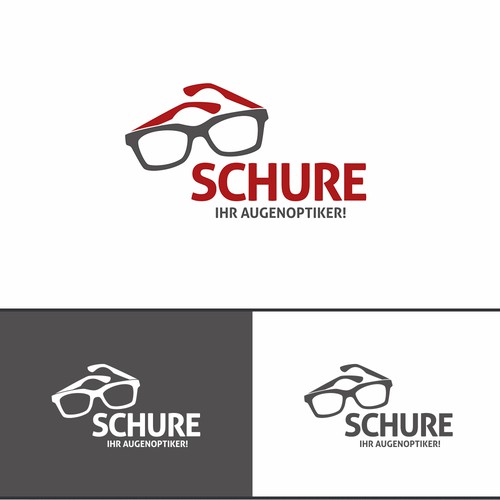 Corporate design logo with the title 'Wir lieben ihre Augen!!!'