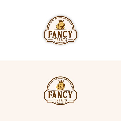 Delicious logo with the title 'FANCY TREATS'