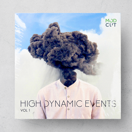 TV design with the title 'High dynamic events album artwork'