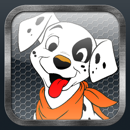 Glossy design with the title 'pet related app icon'