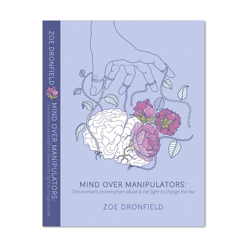 Graphic book cover with the title 'Book cover concept'