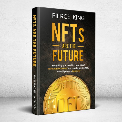 Mockup book cover with the title 'NFT's are the Future'
