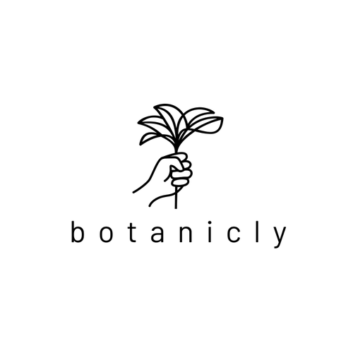 Botanical logo with the title 'Logo for Botanicly'