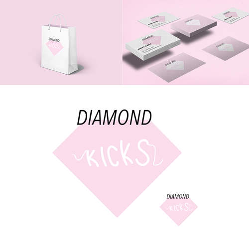 Corporate design logo with the title 'Logo for Customized Sneakers Brand'