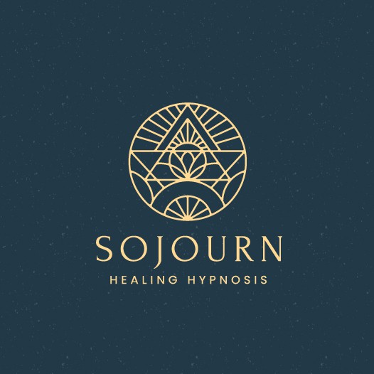 Sacred geometry design with the title 'Sojourn '