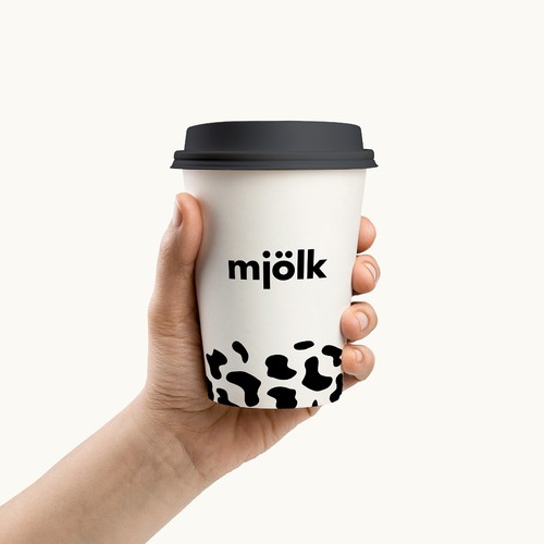 Scandinavian design with the title 'Identity for a organic ice-cream parlor'