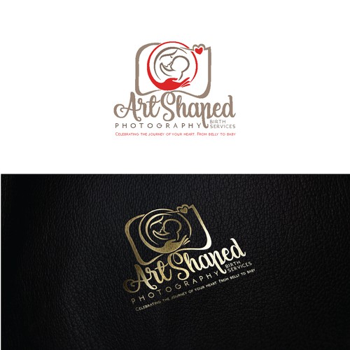 Doula logo with the title 'Art Shaped Photography'