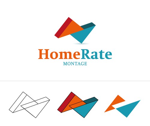 Statistics design with the title 'Help HomeRate Mortgage launch a NationWide brand by creating our logo.'