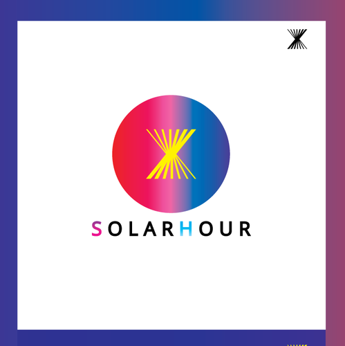Logo with the title 'SolarHour'
