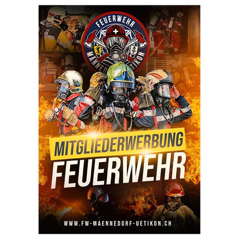 Help design with the title 'Poster for Firefighter'