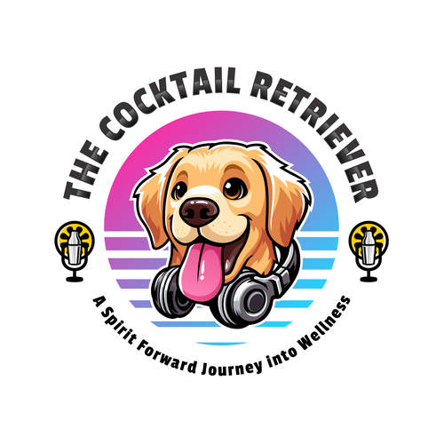 Bar design with the title 'The Cocktail Retriever'