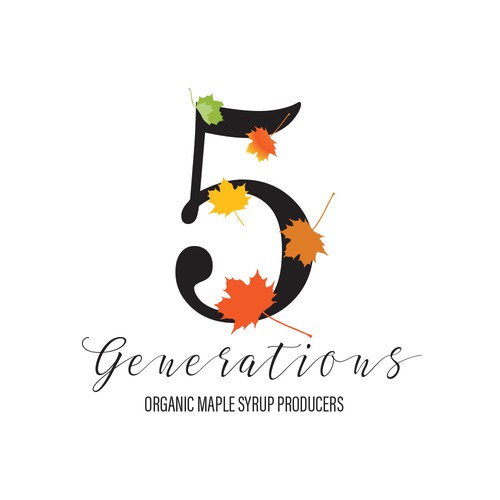 Maple design with the title 'Concept for a multi-generational maple syrup company'