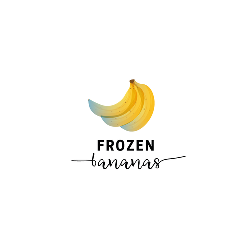 Banana logo with the title 'Froxen Bananas'