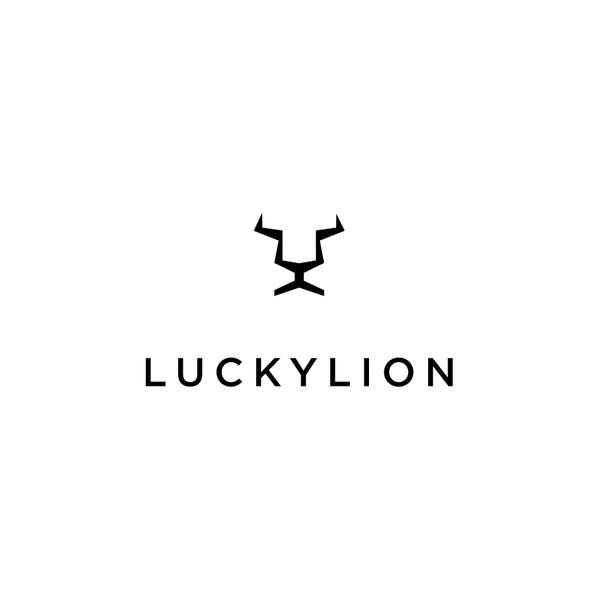 Sports apparel logo with the title 'Logo concept for LUCKYLION a functional sports wear brand'