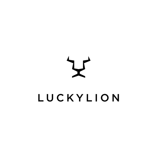 体育服装标志的标题的标志概念LUCKYLION功能性运动服品牌”