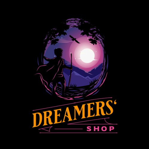 Dream logo with the title 'Dreamers' Shop'