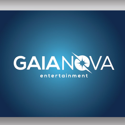Nova logo with the title 'Sleek logo for film and entertainment'
