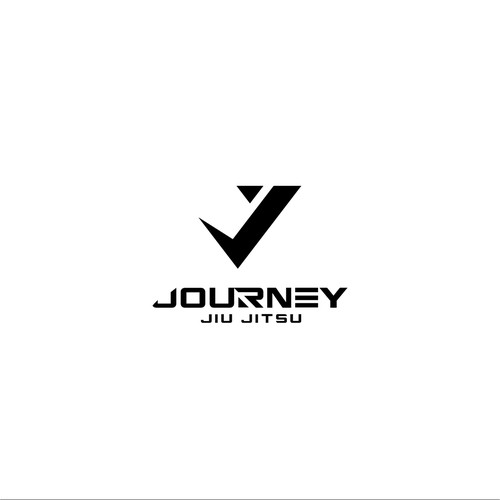 Airline and flight logo with the title 'Journey Jiu Jitsu'
